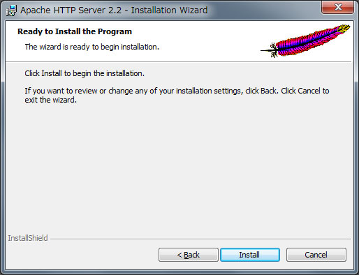 Apacheインストーラー画面7