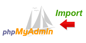 phpMyAdminでサーバー上のファイルからインポートする
